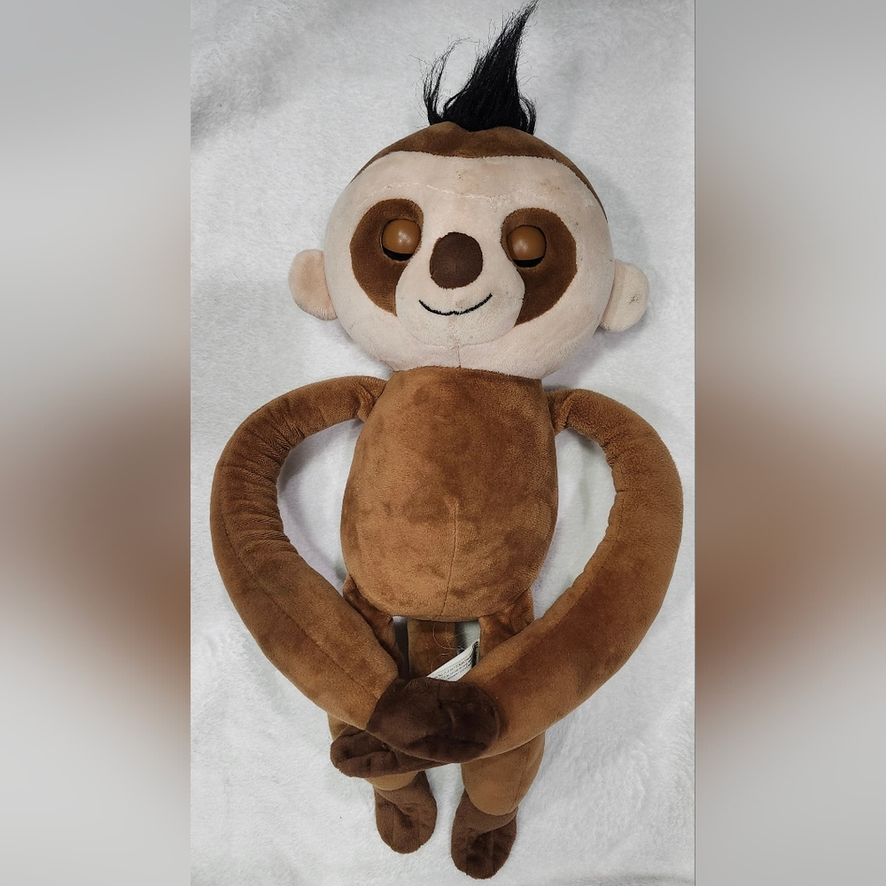 WowWee Animated Fingerlings Hugs Baby Sloth Kingsley Plush 17in.